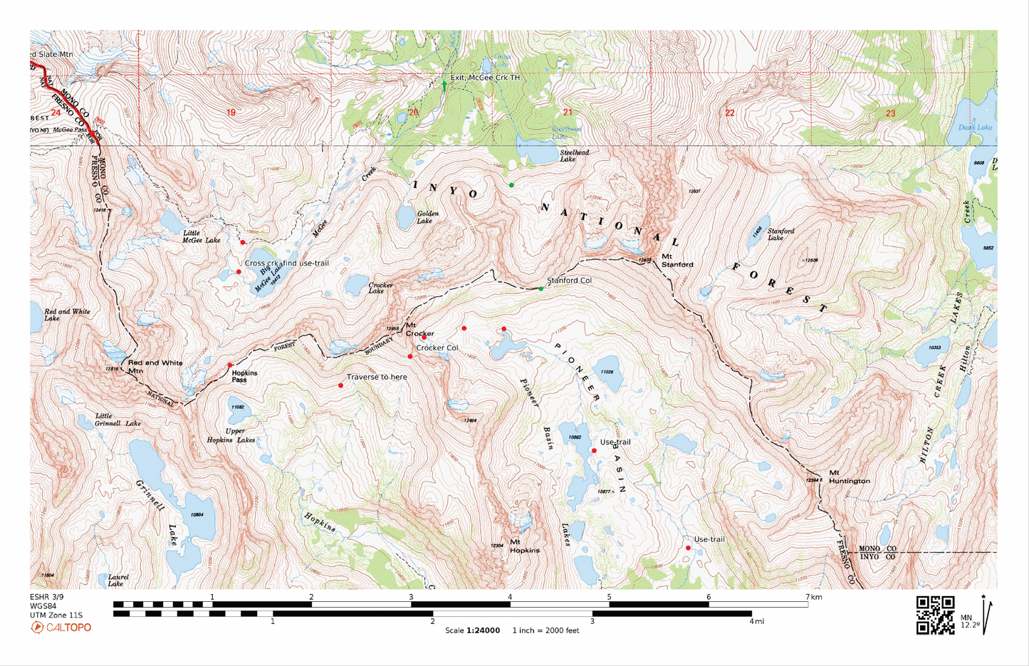 Eastern Sierra High Route Guide